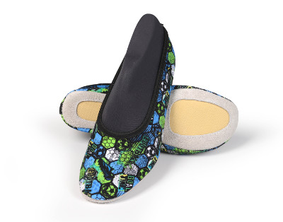 baletki tkanina granat piłki